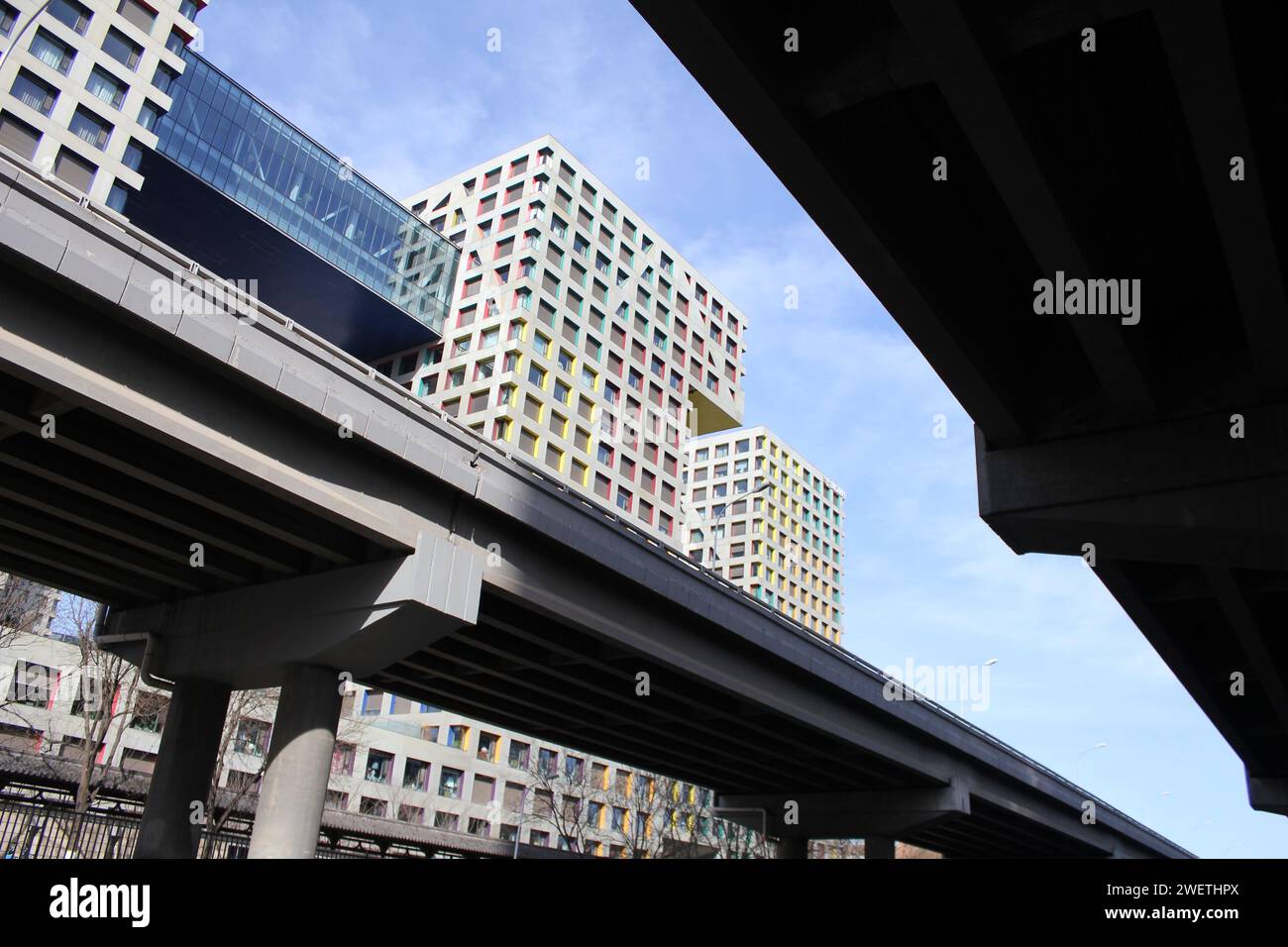 urban cityscape daytime beijing Stock Photo