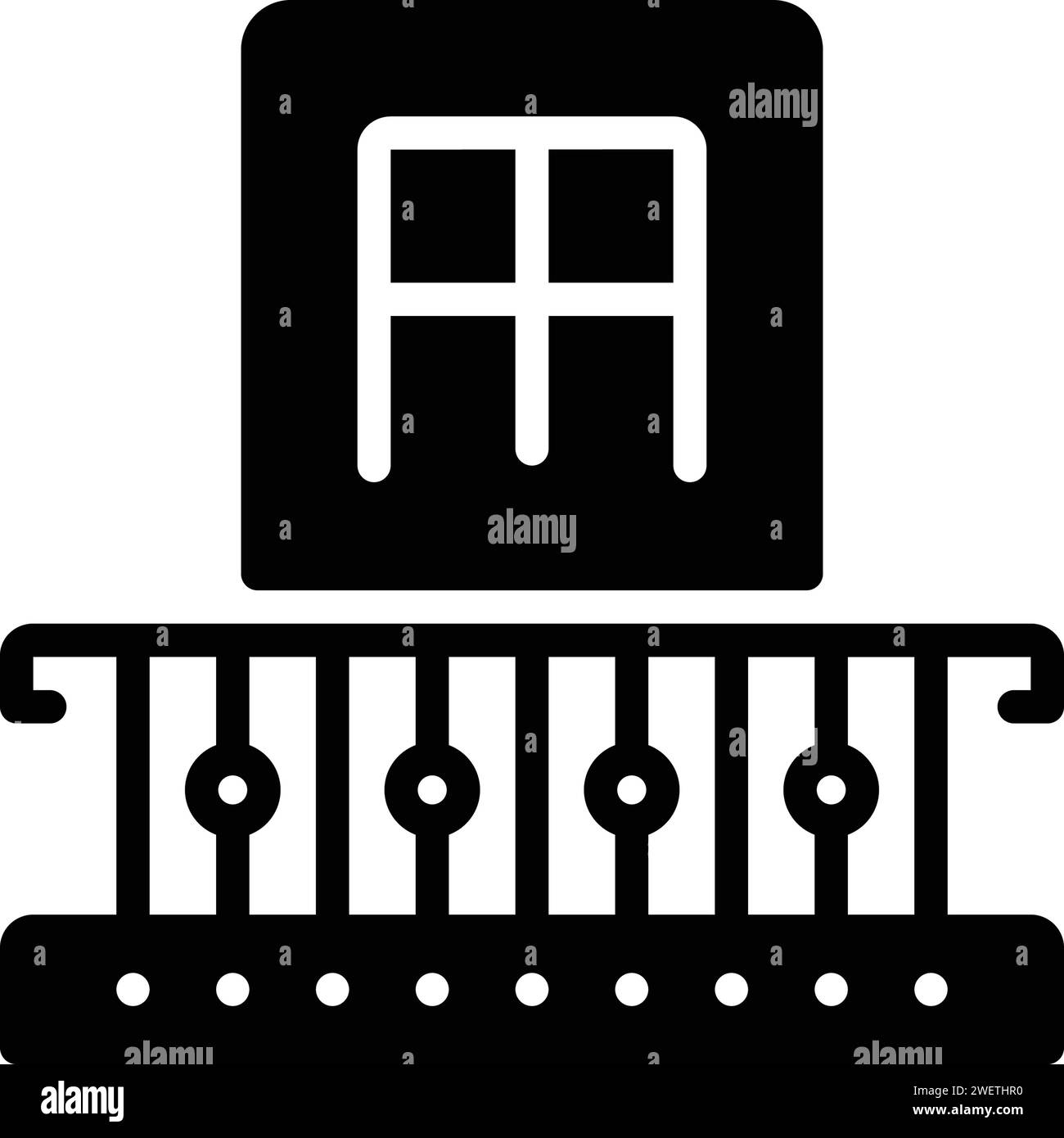 Icon for mezzanine,balcony Stock Vector Image & Art - Alamy