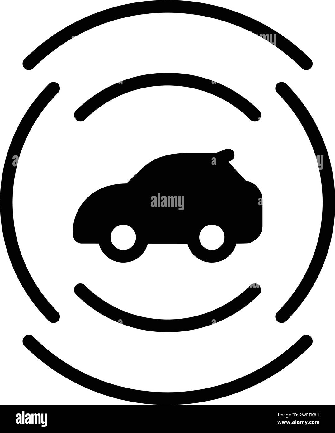 Autonomous car icon Stock Vector Images - Alamy