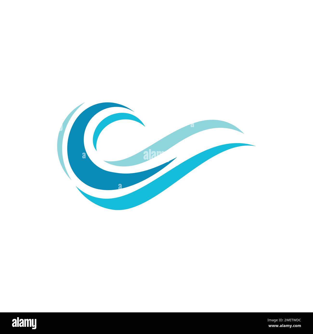Water wave icon vector illustration design logo Stock Vector Image ...