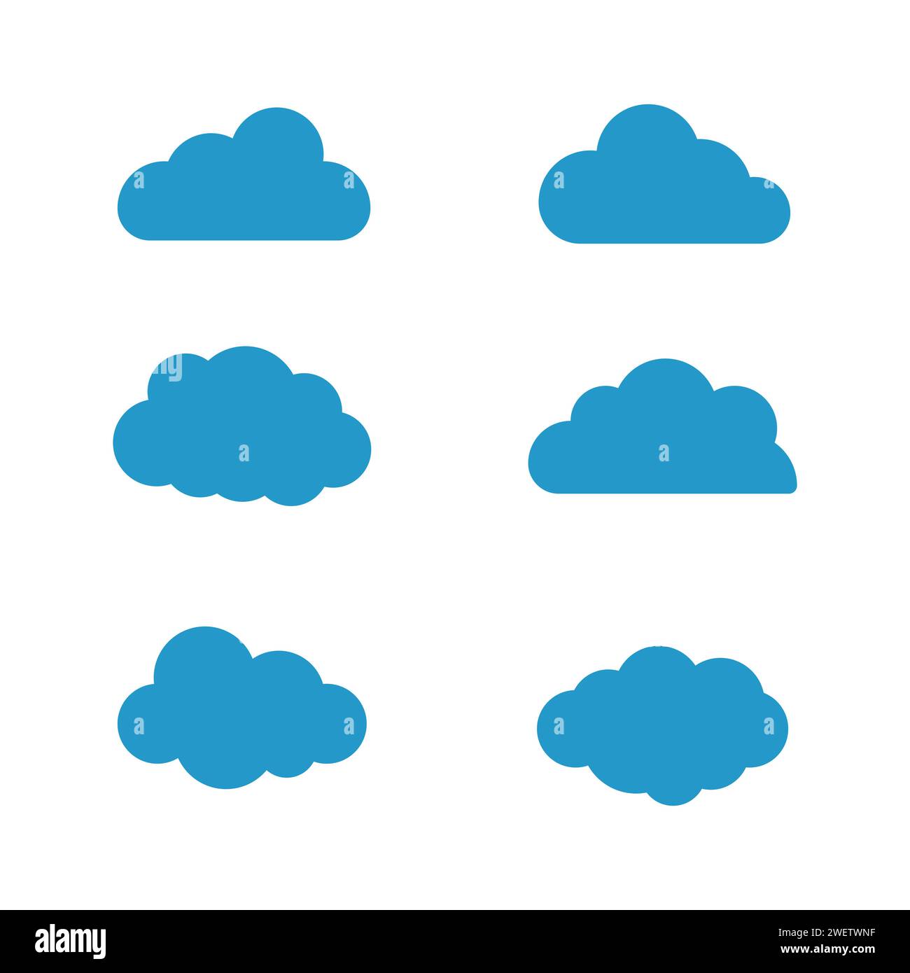Cloud template vector icon illustration design Stock Vector