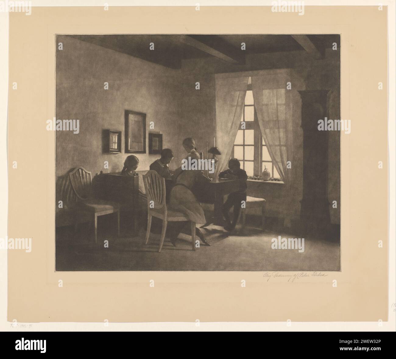 A Rainy Day, Peter Vilhelm Ilsted, 1871 - 1933 print The artist's ...