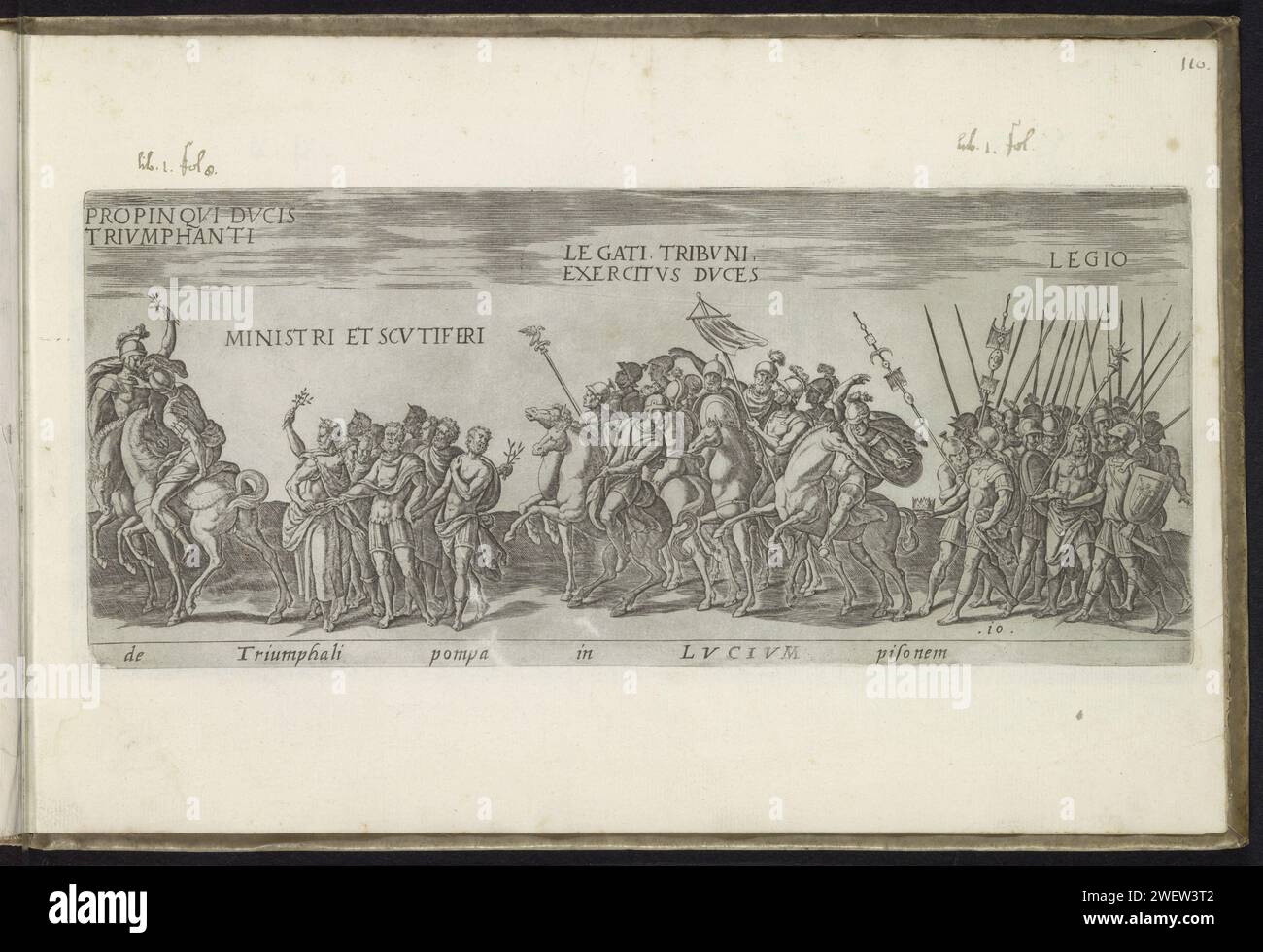 Triumph Procession with soldiers and ministers, Onofrio Panvinio, After ...