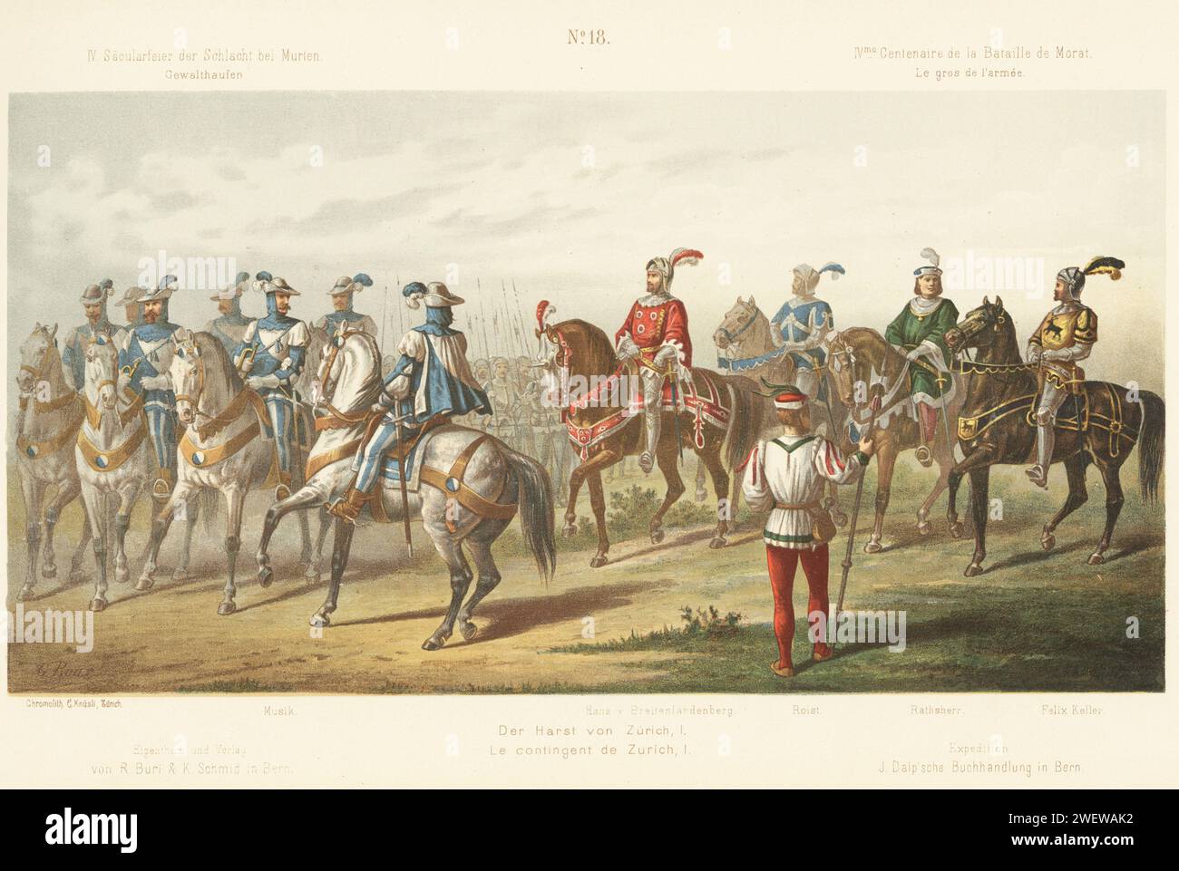 Album du cortege historique de morat hi-res stock photography and ...