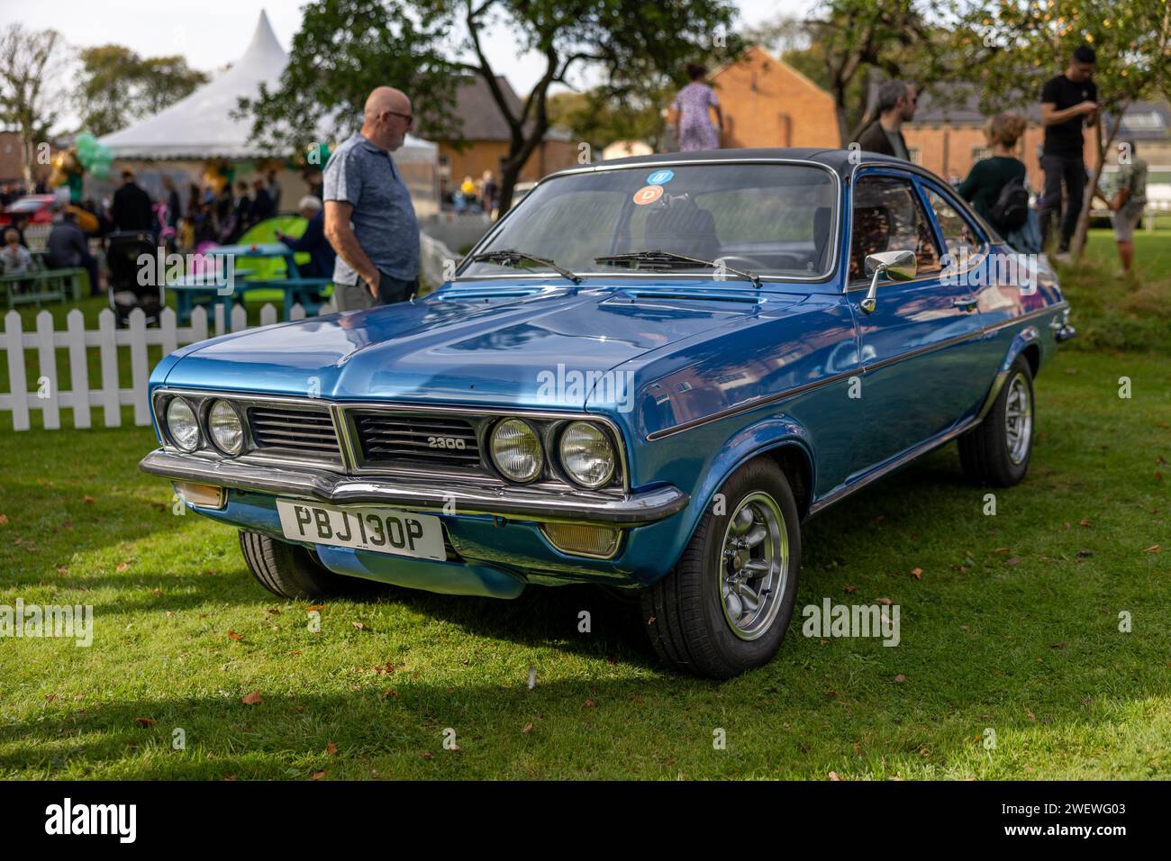 1976 Vauxhall Magnum, on display at the Bicester Heritage Scramble on 8th October 2023. Stock Photo