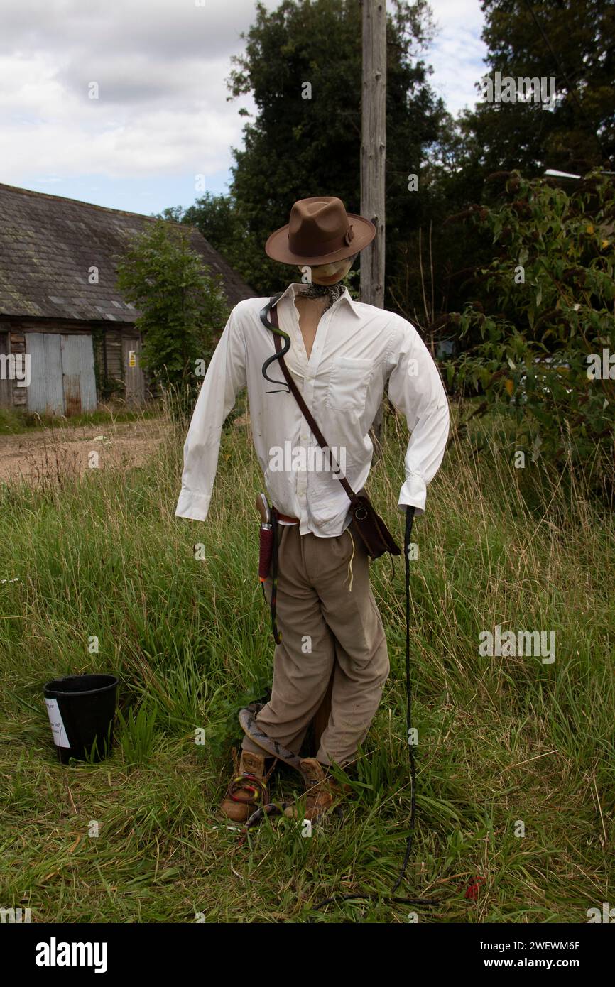 Indiana jones themed scarecrow hi-res stock photography and images - Alamy