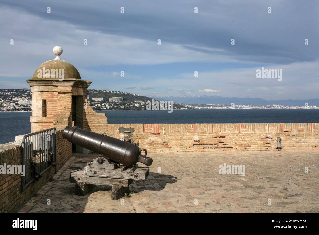 THE ROYAL FORT ROYAL  OF THE ISLAND SAINTE -MARGUERITE Stock Photo