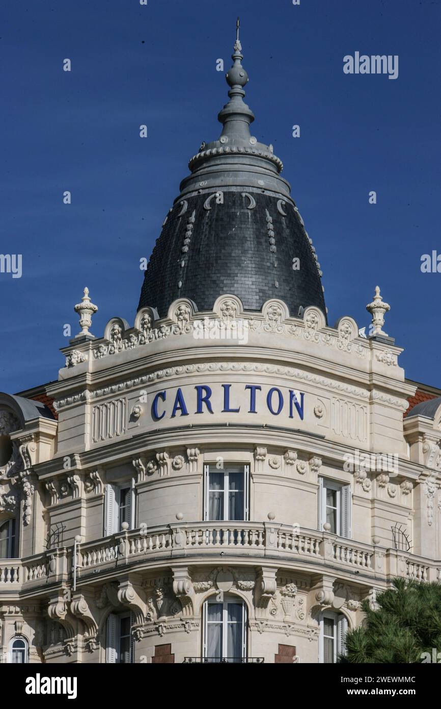CARLTON HOTEL CANNES FRANCE Stock Photo - Alamy