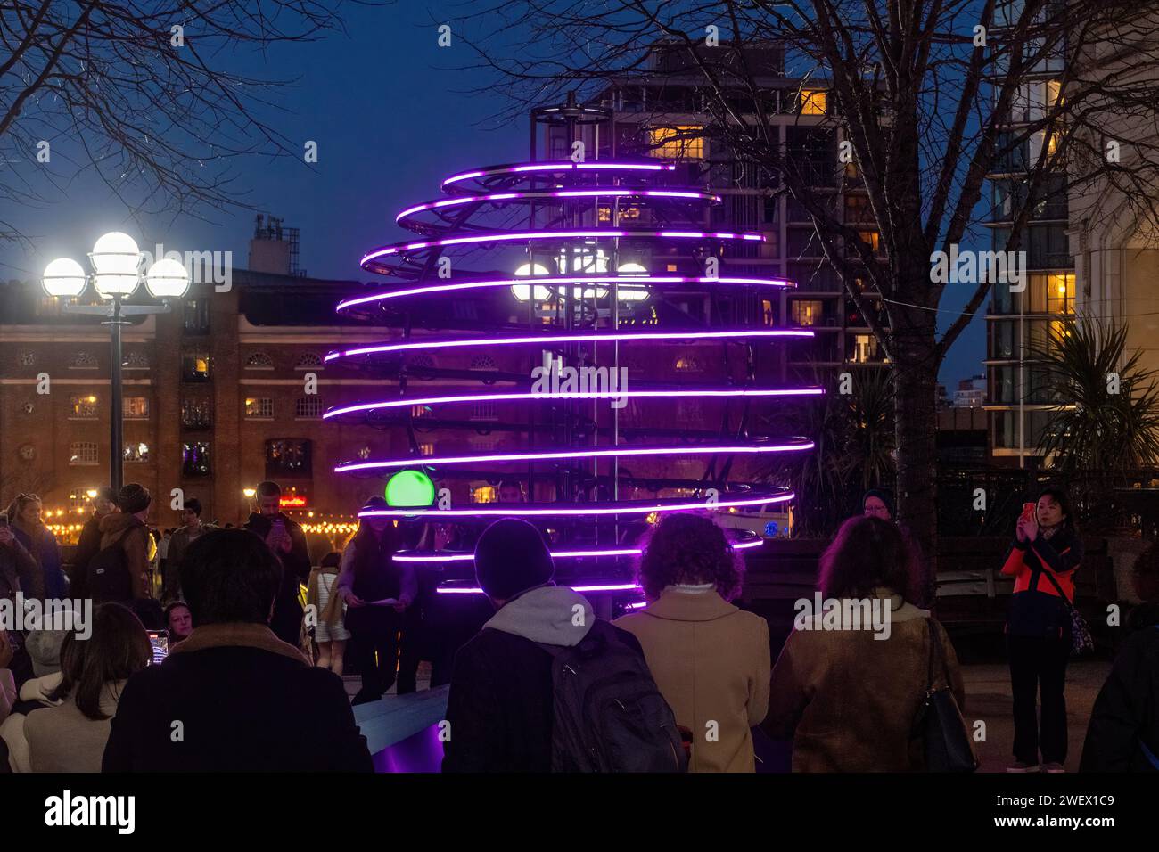 Canary Wharf Winter Lights, 26th January 2025, The popular annual
