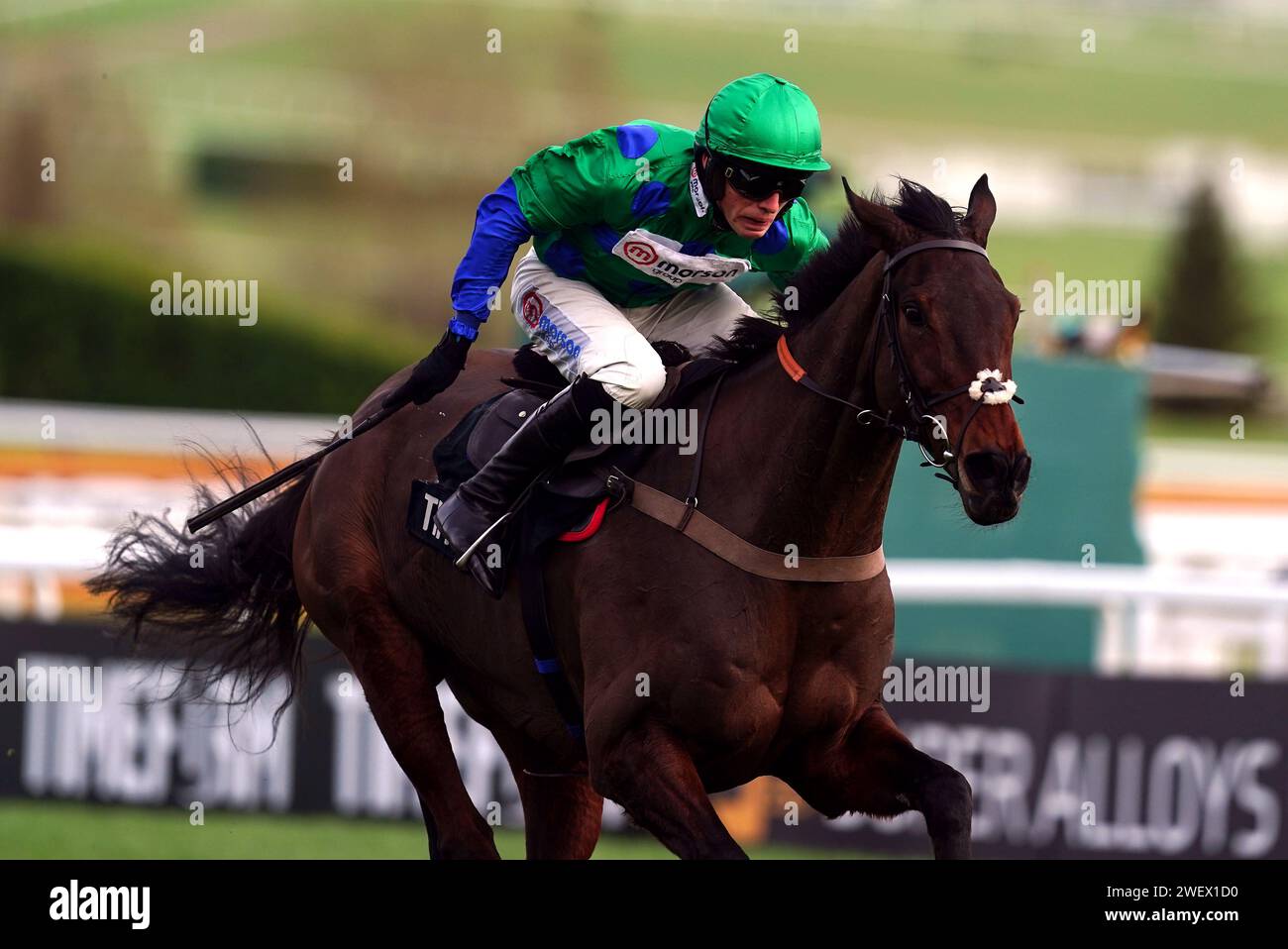 Ginny's Destiny ridden by jockey Harry Cobden on their way to winning ...