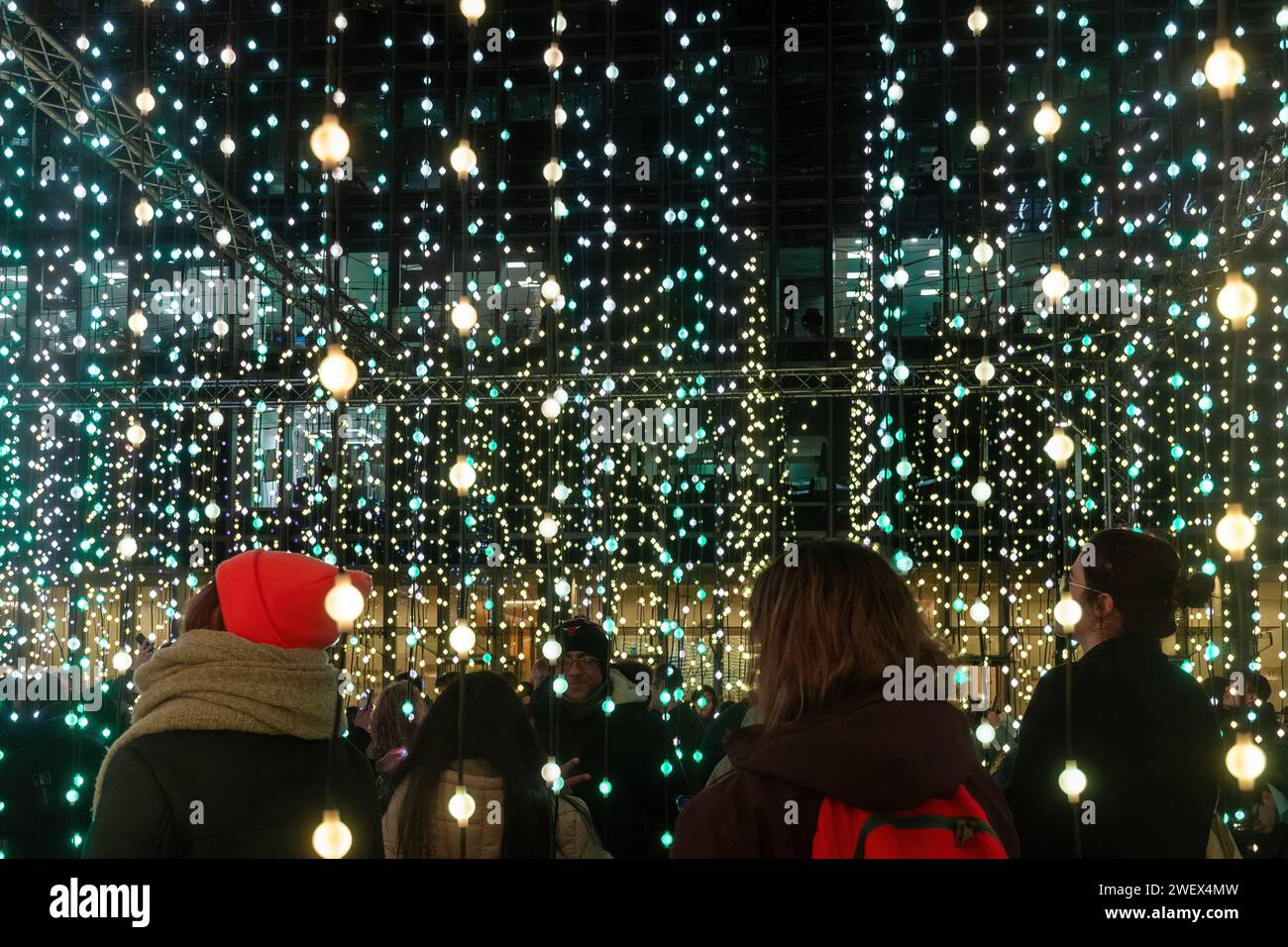 Canary Wharf Winter Lights, 26th January 2024, The popular annual