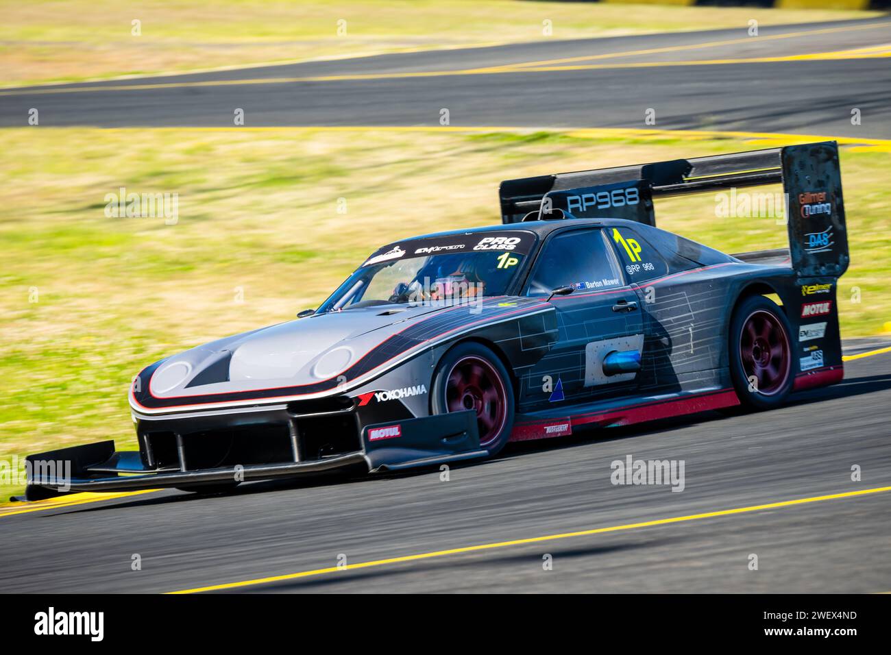 The 1 RP968 Porsche 968 driven by Barton Mawer during the 2023