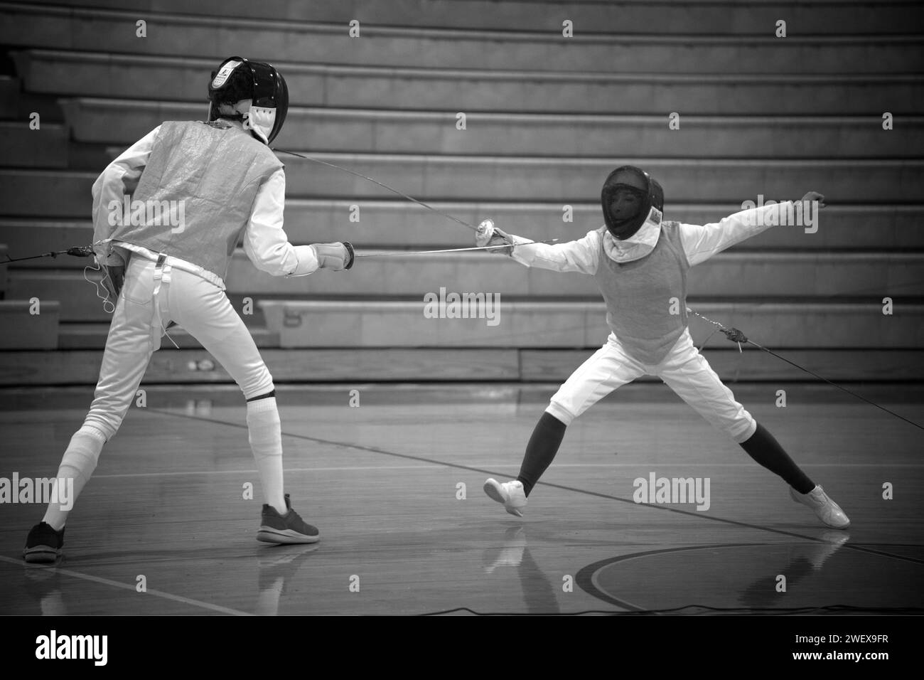 UNITED STATES 01262024 Out of Nowhere Fencing, offers instruction in the sport of fencing