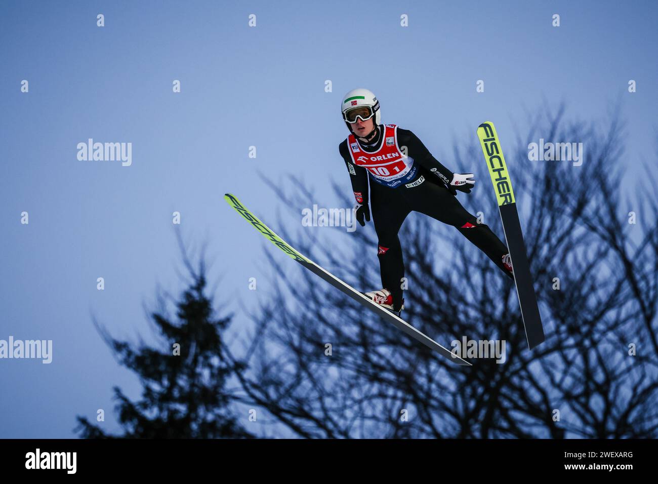 Kristoffer Eriksen Sundal seen in action during the team competition of