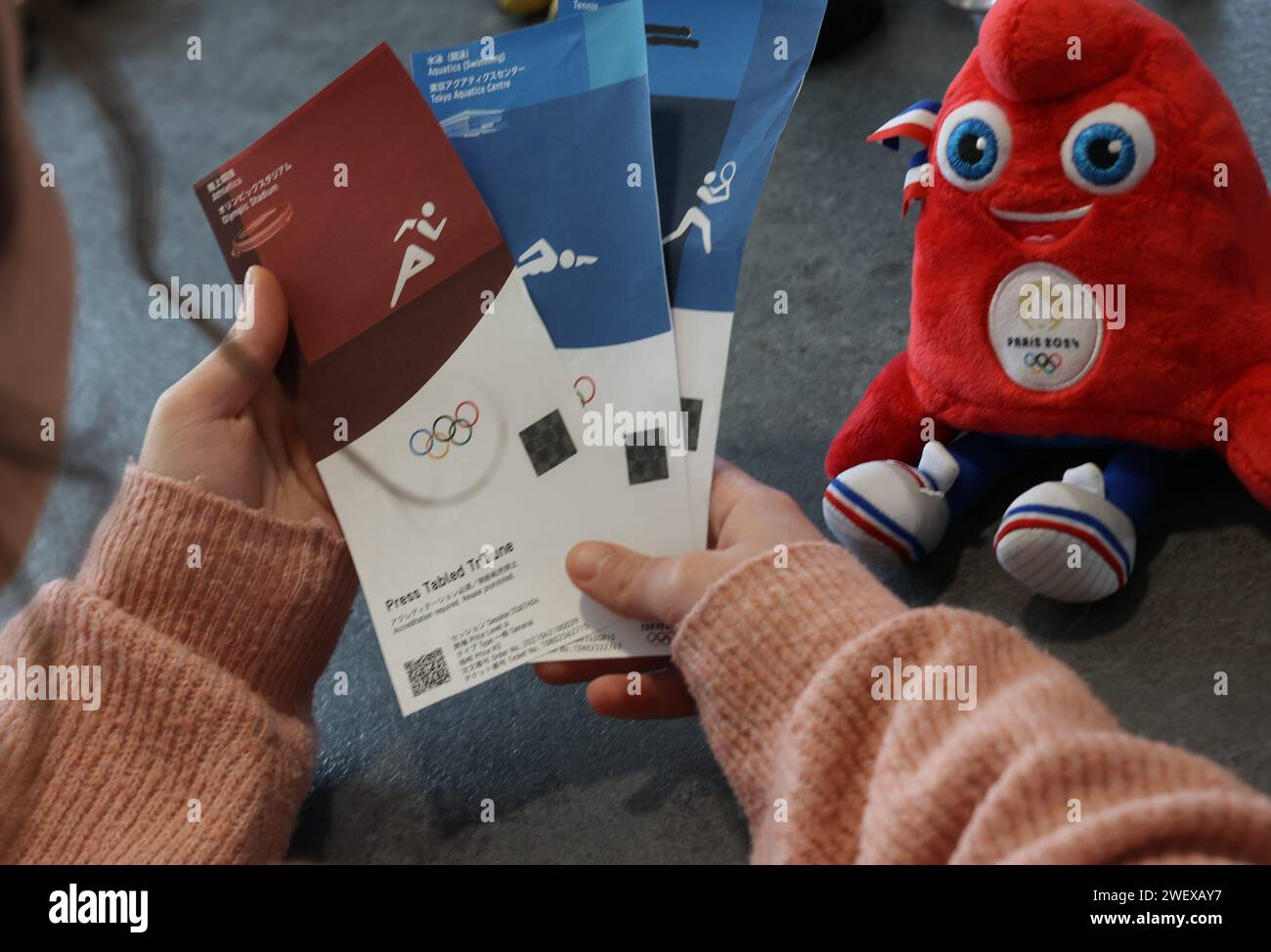 Billets jeux olympiques hires stock photography and images Alamy