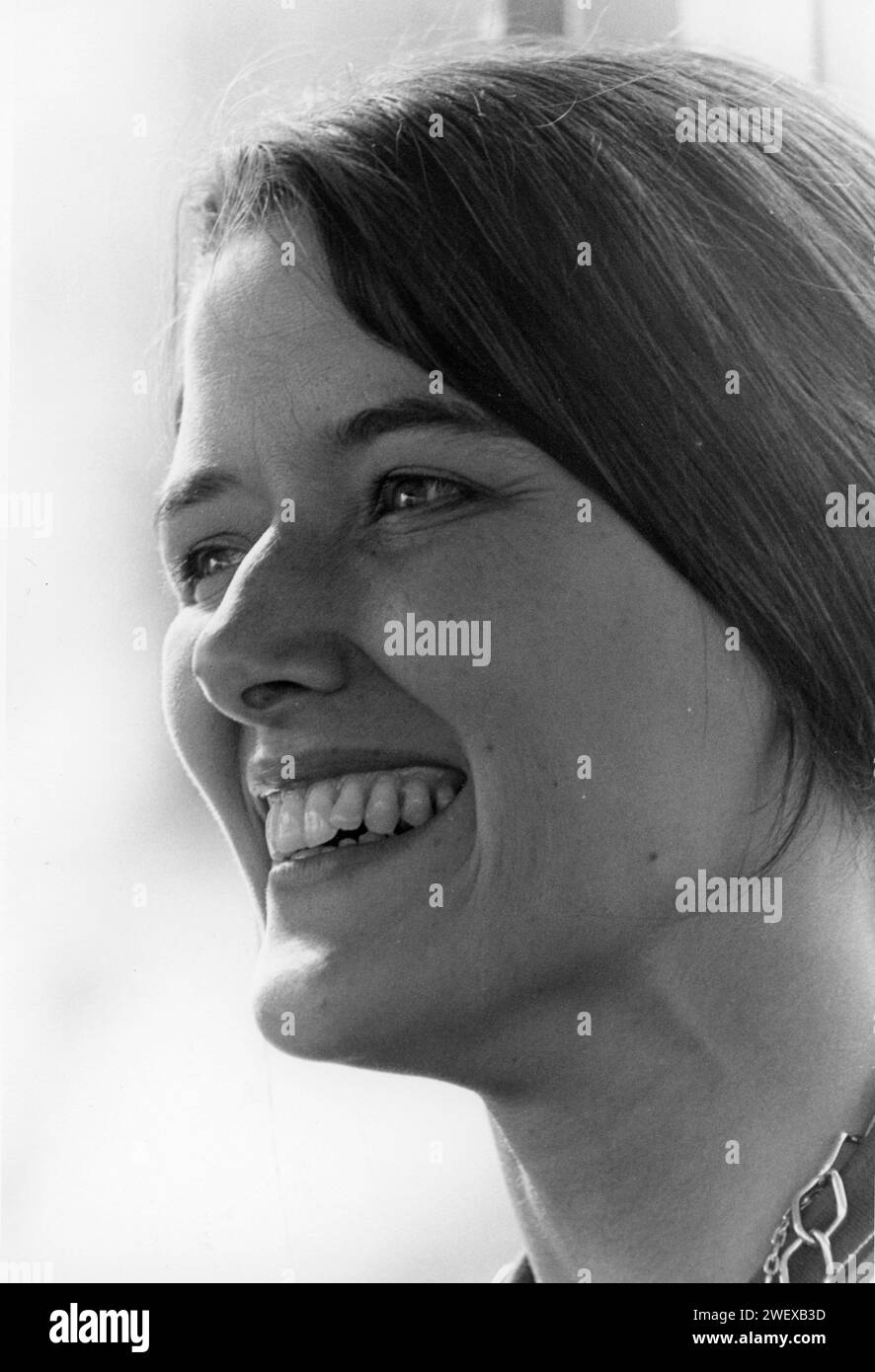 Patricia Nell Scott 'Pat' Schroeder (b. 1940), during her first campaign to represent Colorado in the U S House of Representatives, where she served from 1973-1997, CO, 1972. (Photo by Schroeder Campaign) Stock Photo