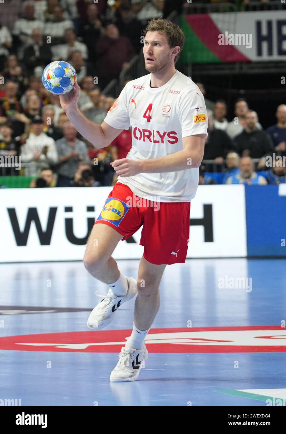 Magnus Jacobsen Landin Of Denmark During The Men s EHF Euro 2024 Semi magnus-jacobsen-landin-of-denmark-during-the-men-s-ehf-euro-2024-semi