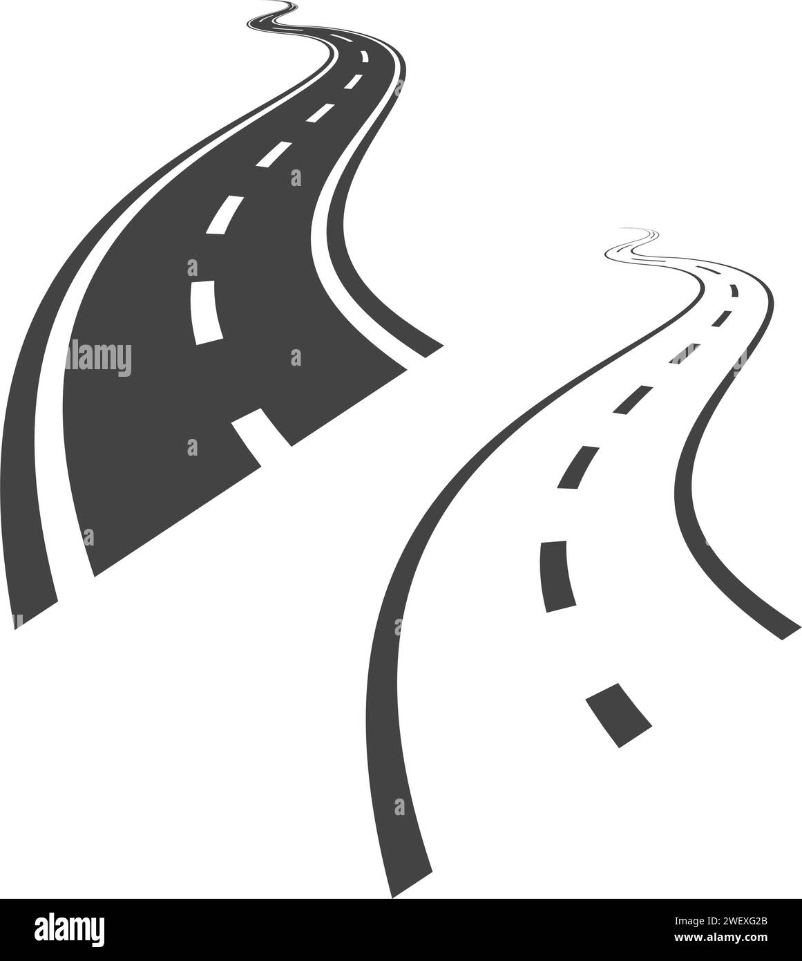 Race highway route map Black and White Stock Photos & Images - Alamy