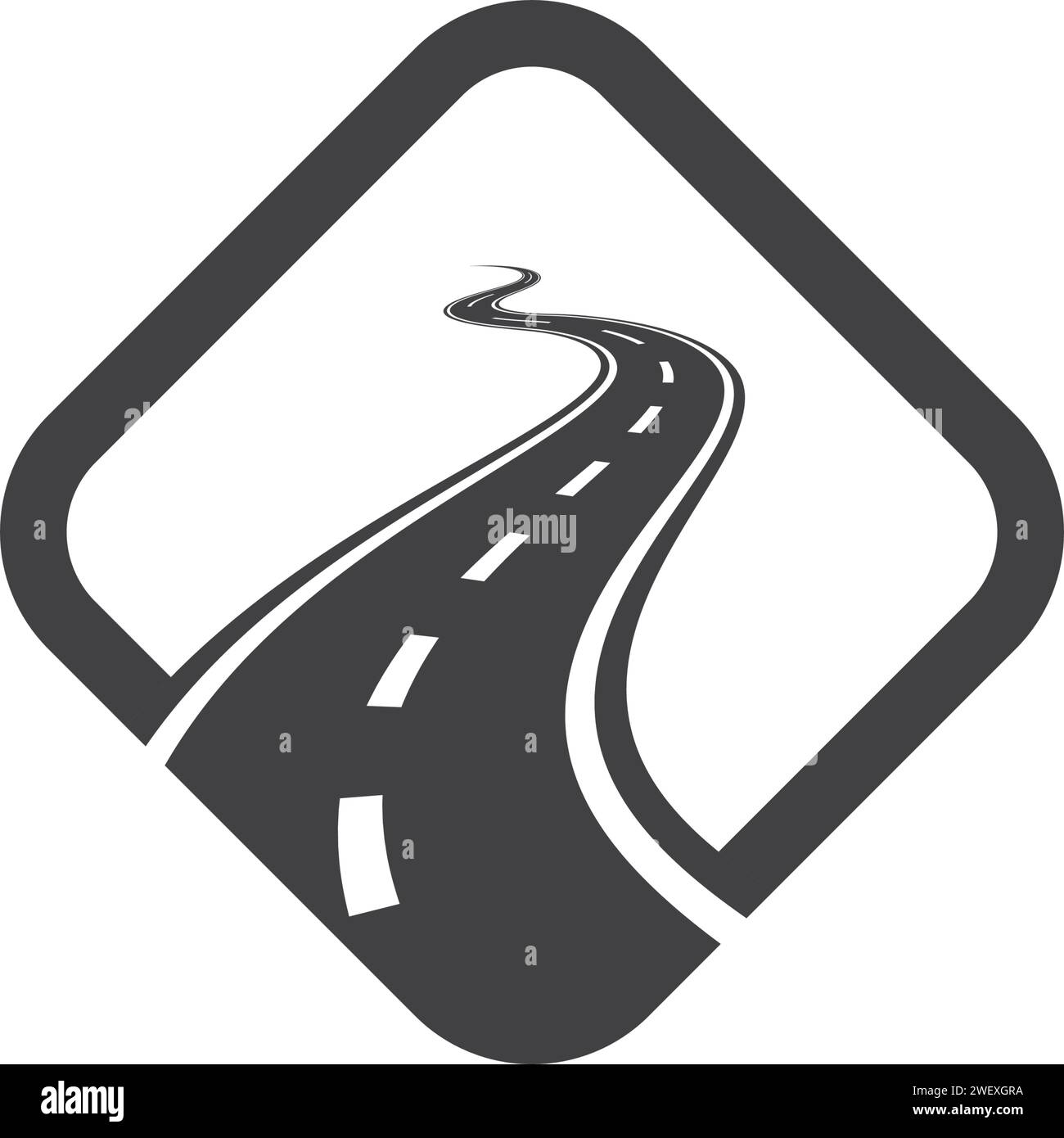 Race highway route map hi-res stock photography and images - Alamy
