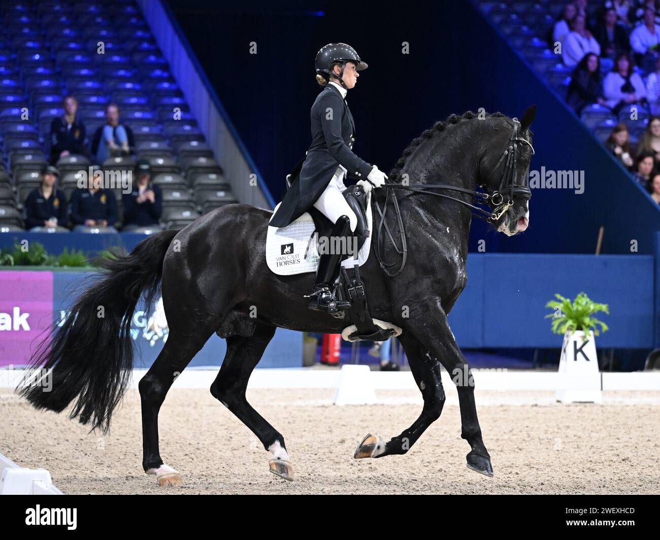 AMSTERDAM Charlotte Fry with Everdale during the FEI World Cup