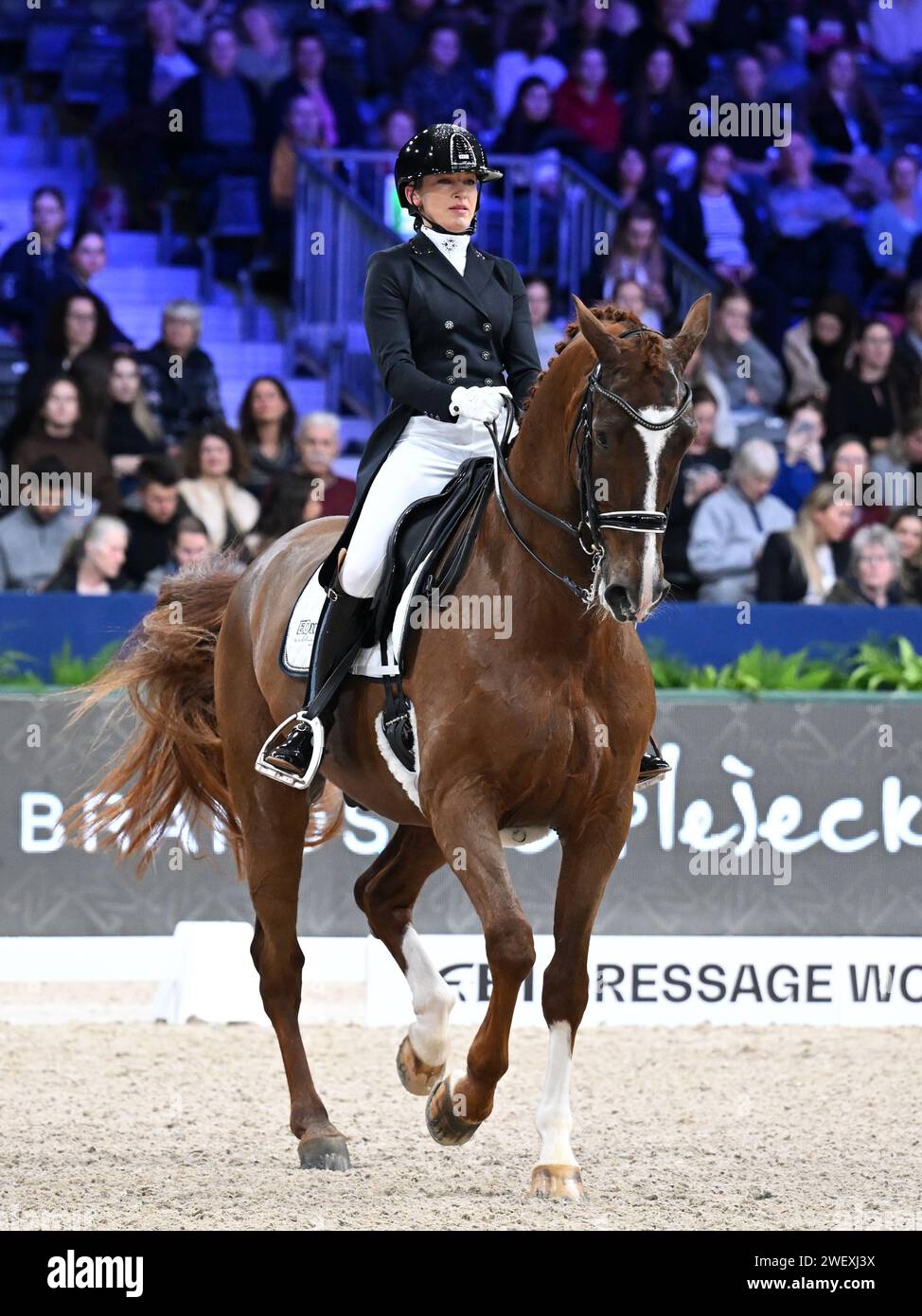 AMSTERDAM Marlies van Baalen with Habibi DVB during the FEI World Cup
