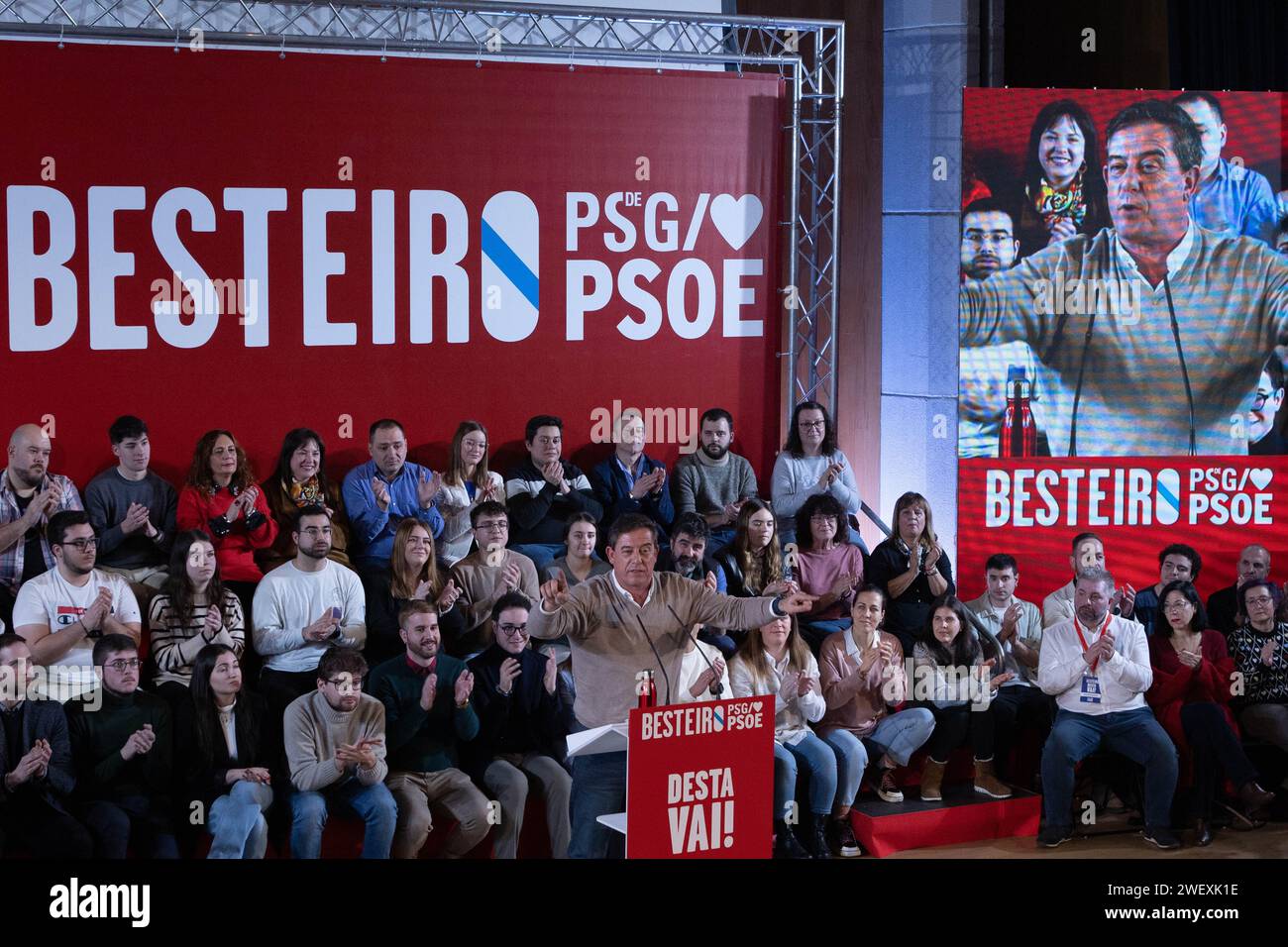 January 27, 2024 Jose Ramon Gomez Besteiro, candidate for the
