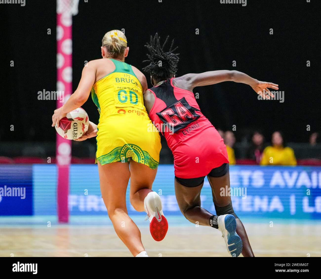 LEEDS, UK. 27th January 2025, Vitality Netball Nations Cup 2025. Iron