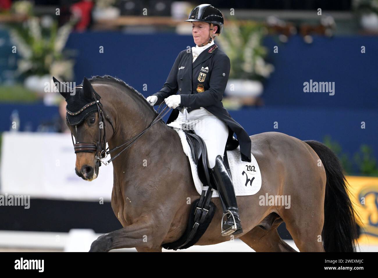 AMSTERDAM Isabell Werth with DSP Quantaz during the FEI World Cup