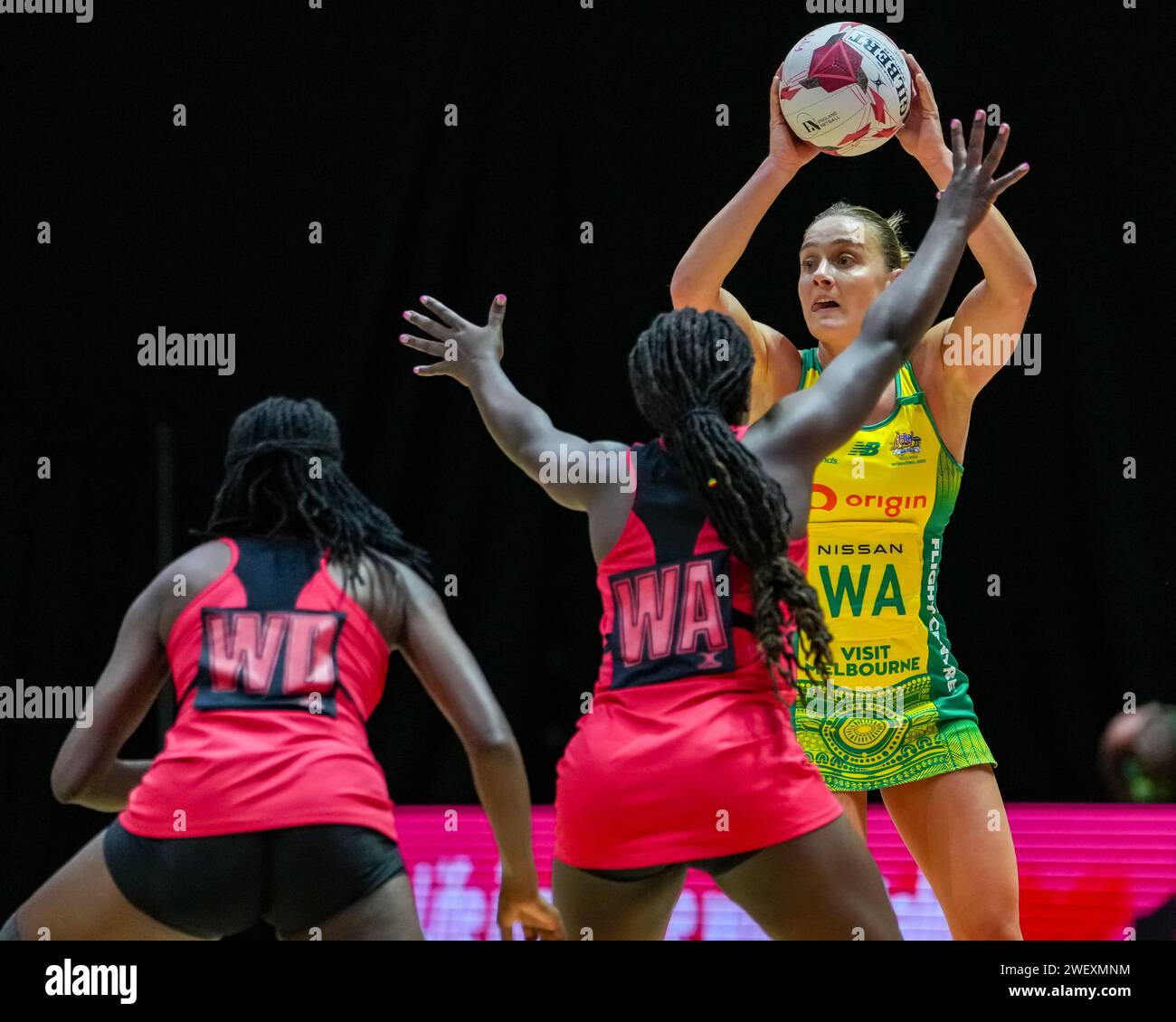 LEEDS, UK. 27th January 2024, Vitality Netball Nations Cup 2024. Liz