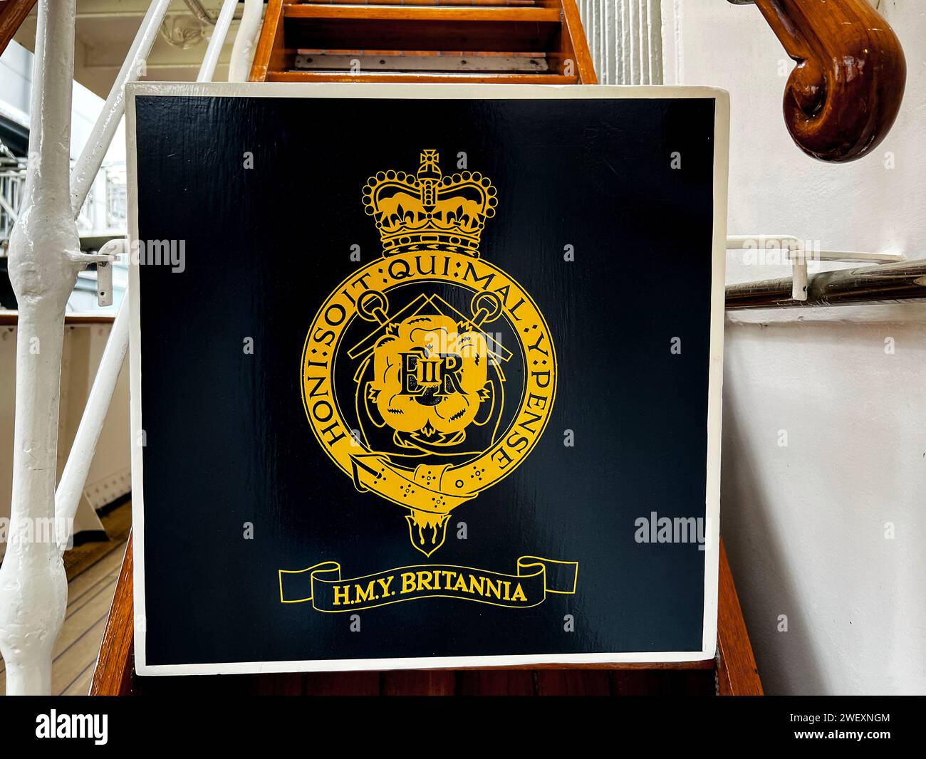 Her Majesty's Yacht Britannia Stock Photo