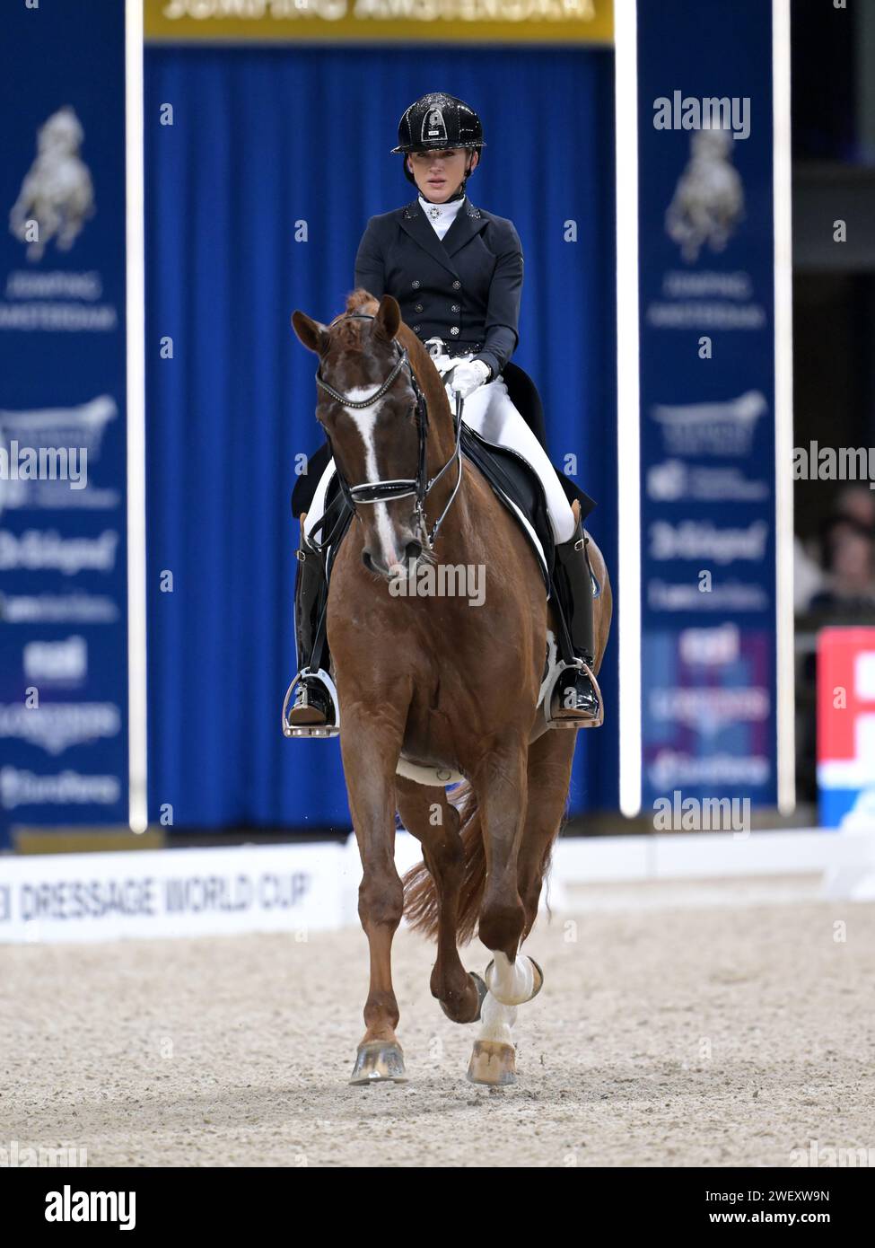 AMSTERDAM Marlies van Baalen with Habibi DVB during the FEI World Cup