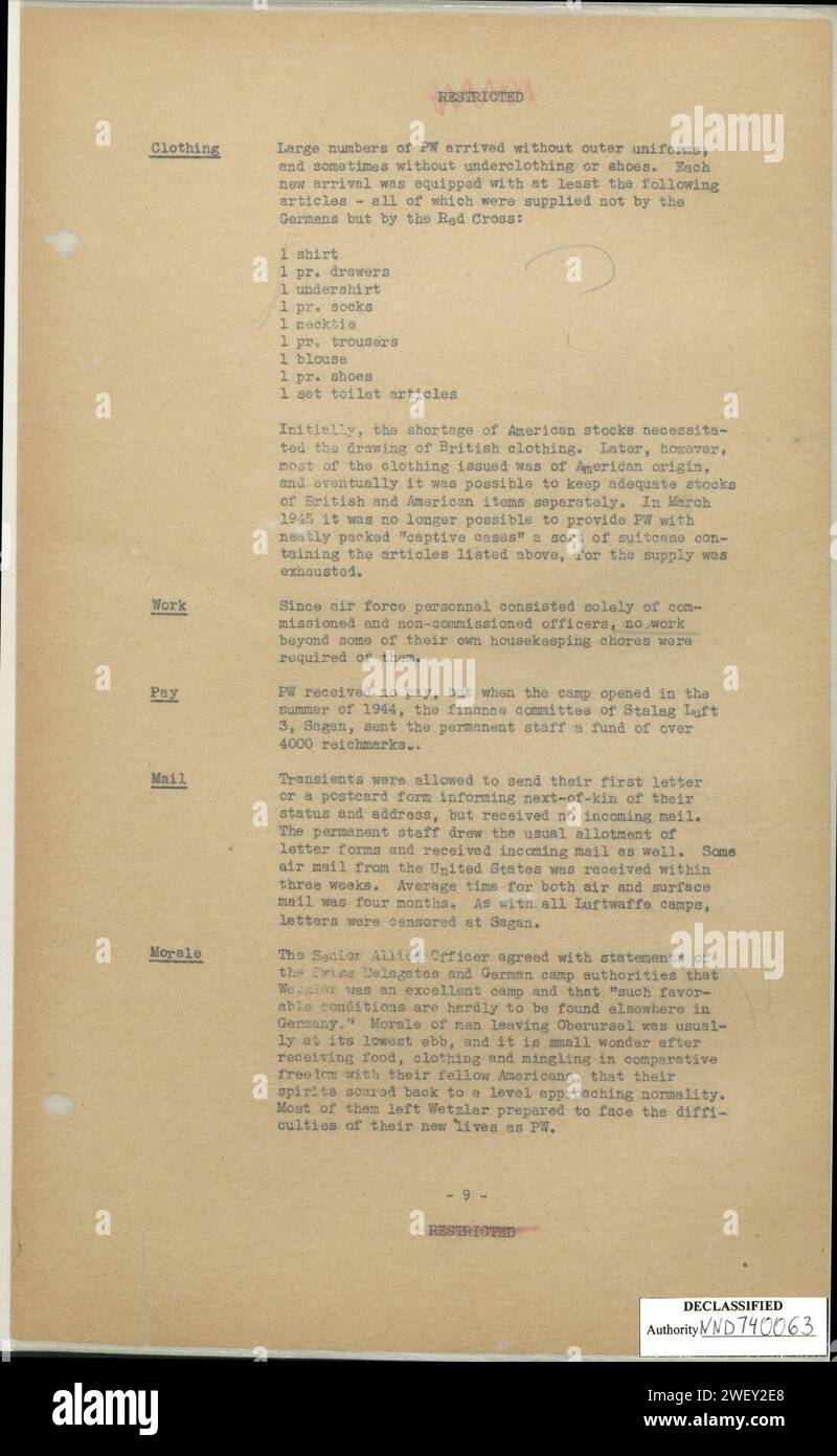Prisoner of war visual data 3