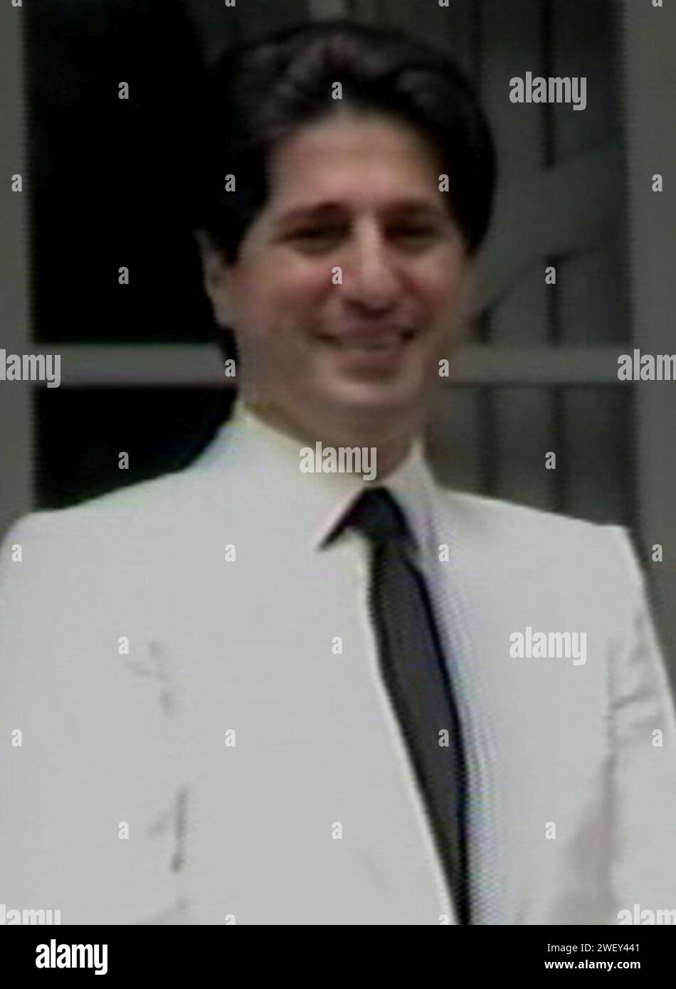 Amine Gemayel in 1983. Stock Photo