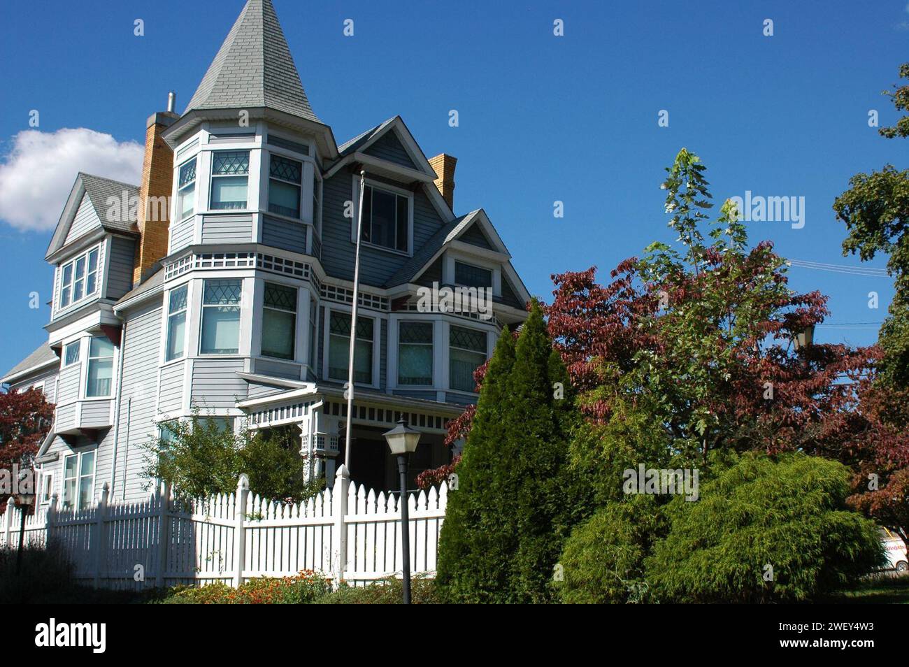 Amish Country Byway - Victorian House and Museum Stock Photo