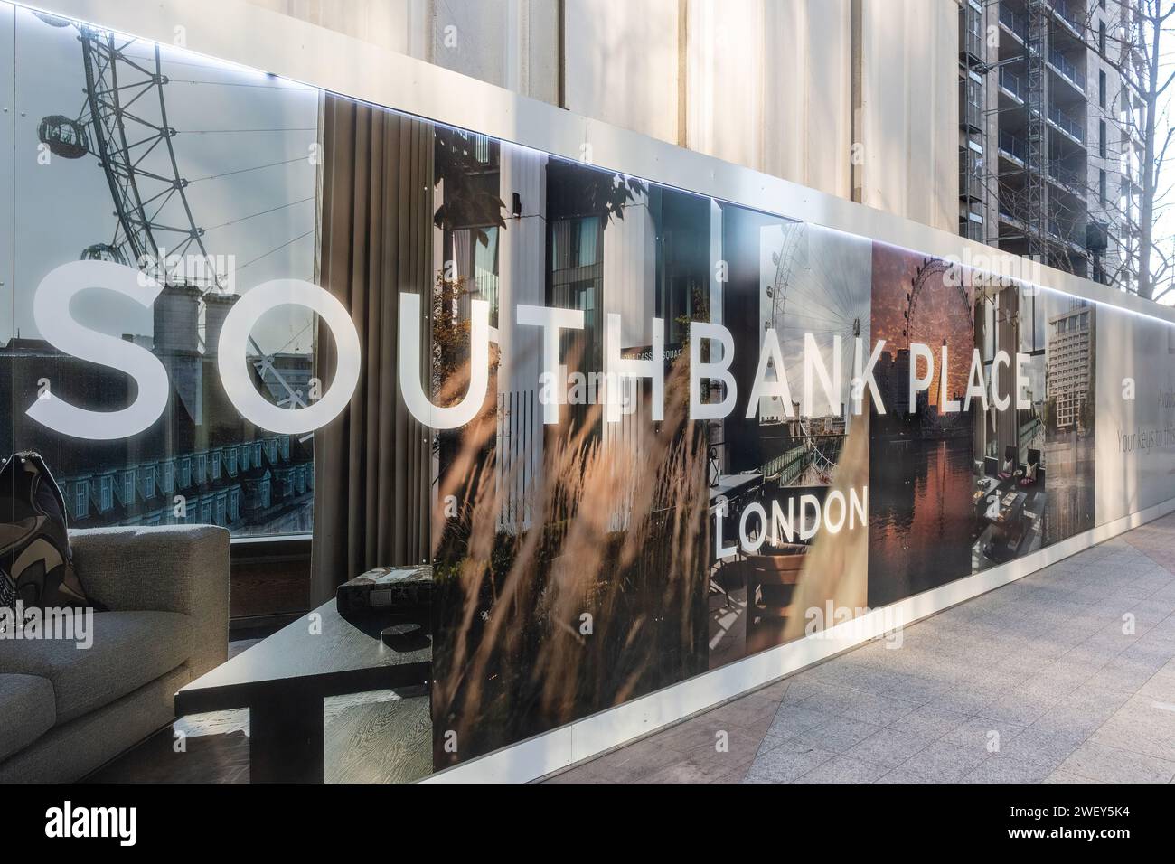 Southbank Place, a new development with luxury apartments near South Bank in Central London