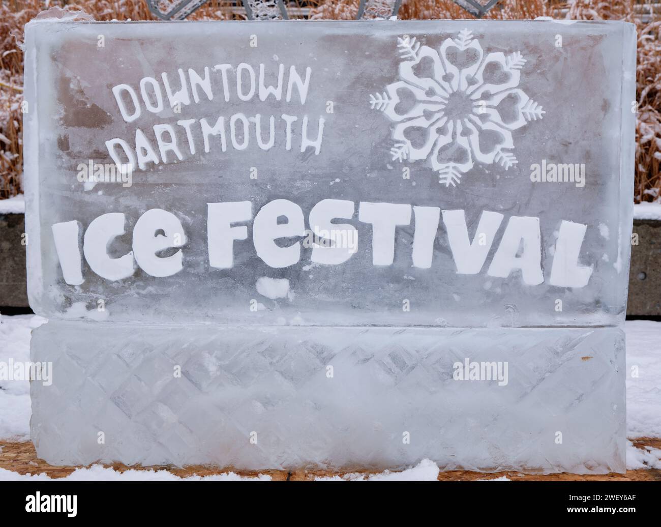 Dartmouth, Nova Scotia, Canada. January 27th, 2024. Downtown Dartmouth