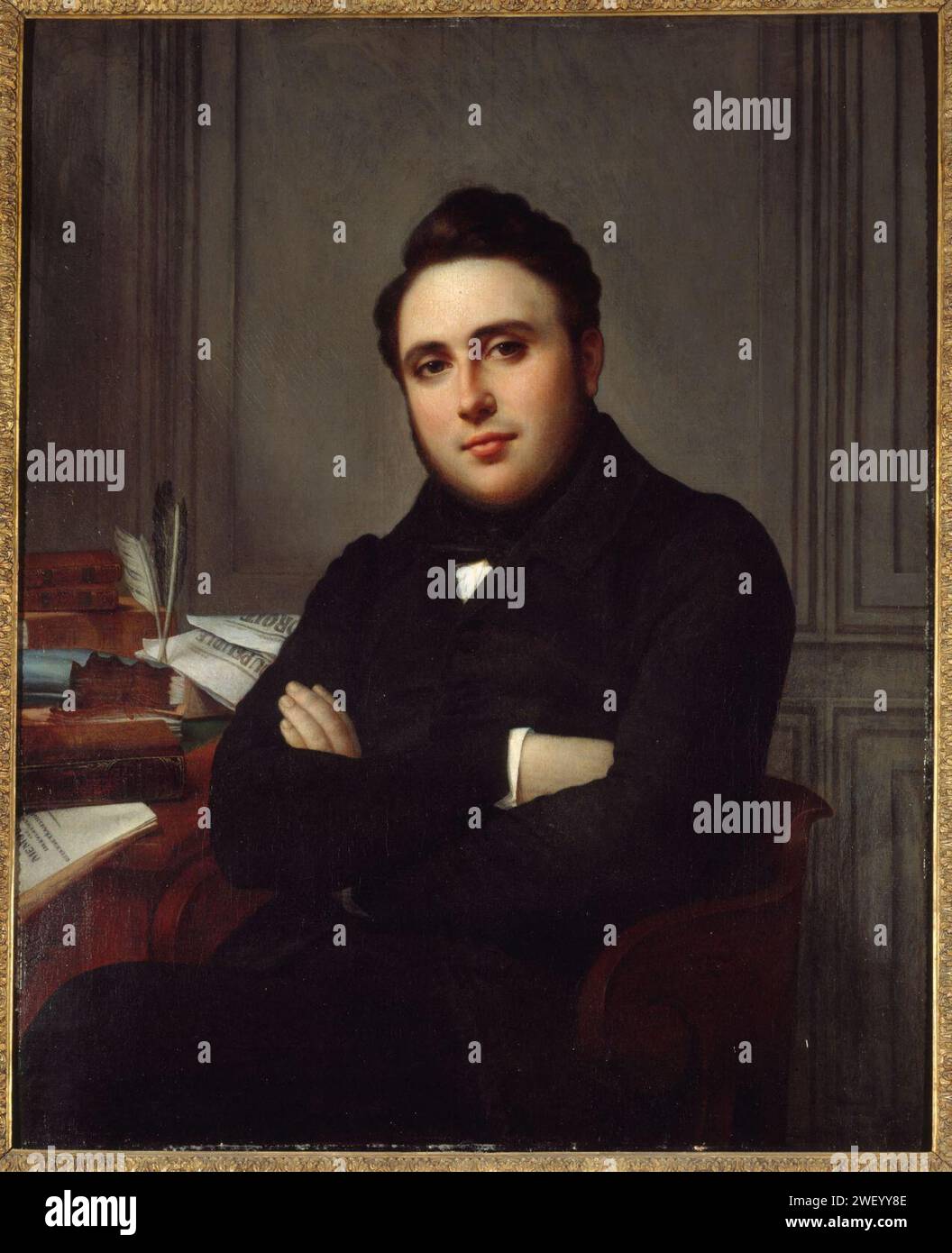 Angélique Mongez - Alexandre-Auguste Ledru-Rollin (1807-1874), journaliste et homme politique Stock Photo