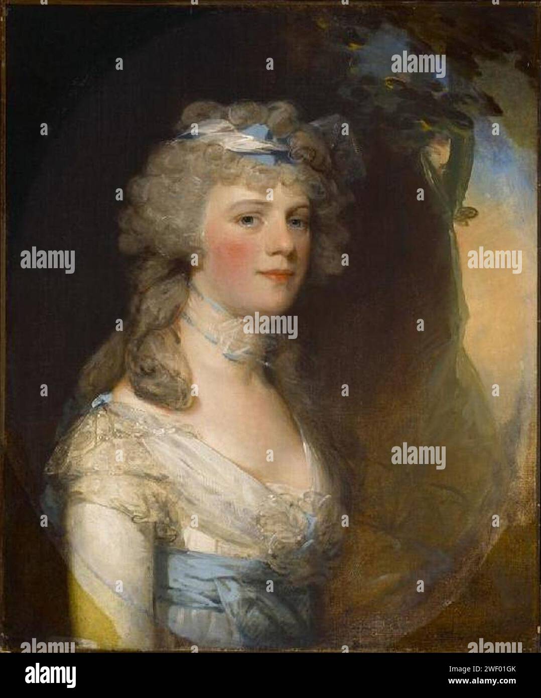 Ann Penn Allen - Gilbert Stuart c. 1795 Stock Photo - Alamy