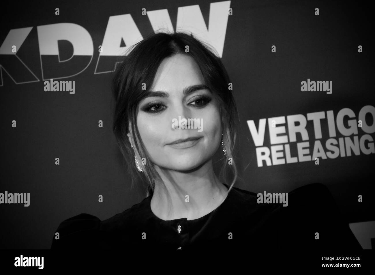 Actress Jenna Coleman pictured at the UK Premiere of 'Jackdaw'. Credit: James Hind/Alamy. Stock Photo