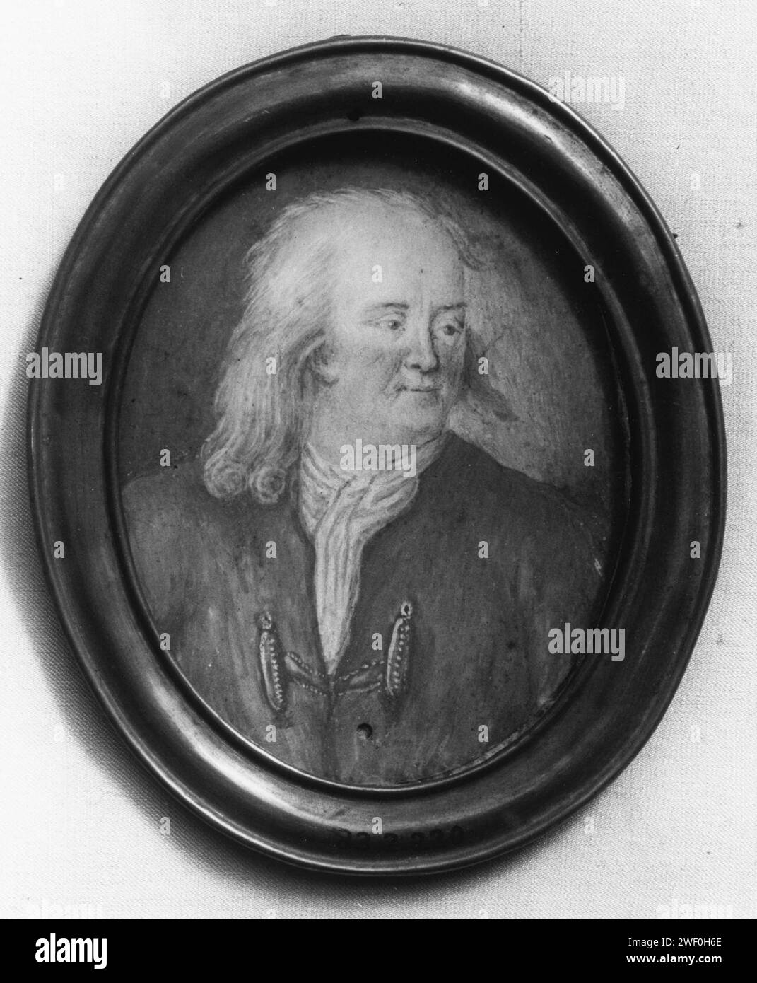 Anonymous - Plaque Portrait of Benjamin Franklin Stock Photo