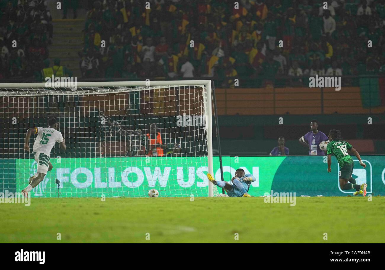 January 27 2024 Ademola Olajide Lookman (Nigeria) scores the teams