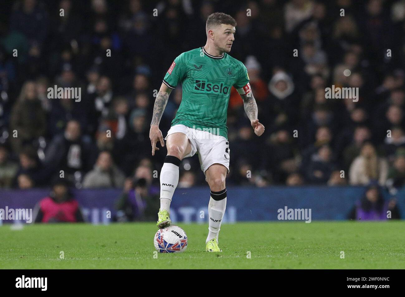 London, UK. 27th Jan 2024. Kieran Trippier of Newcastle United during