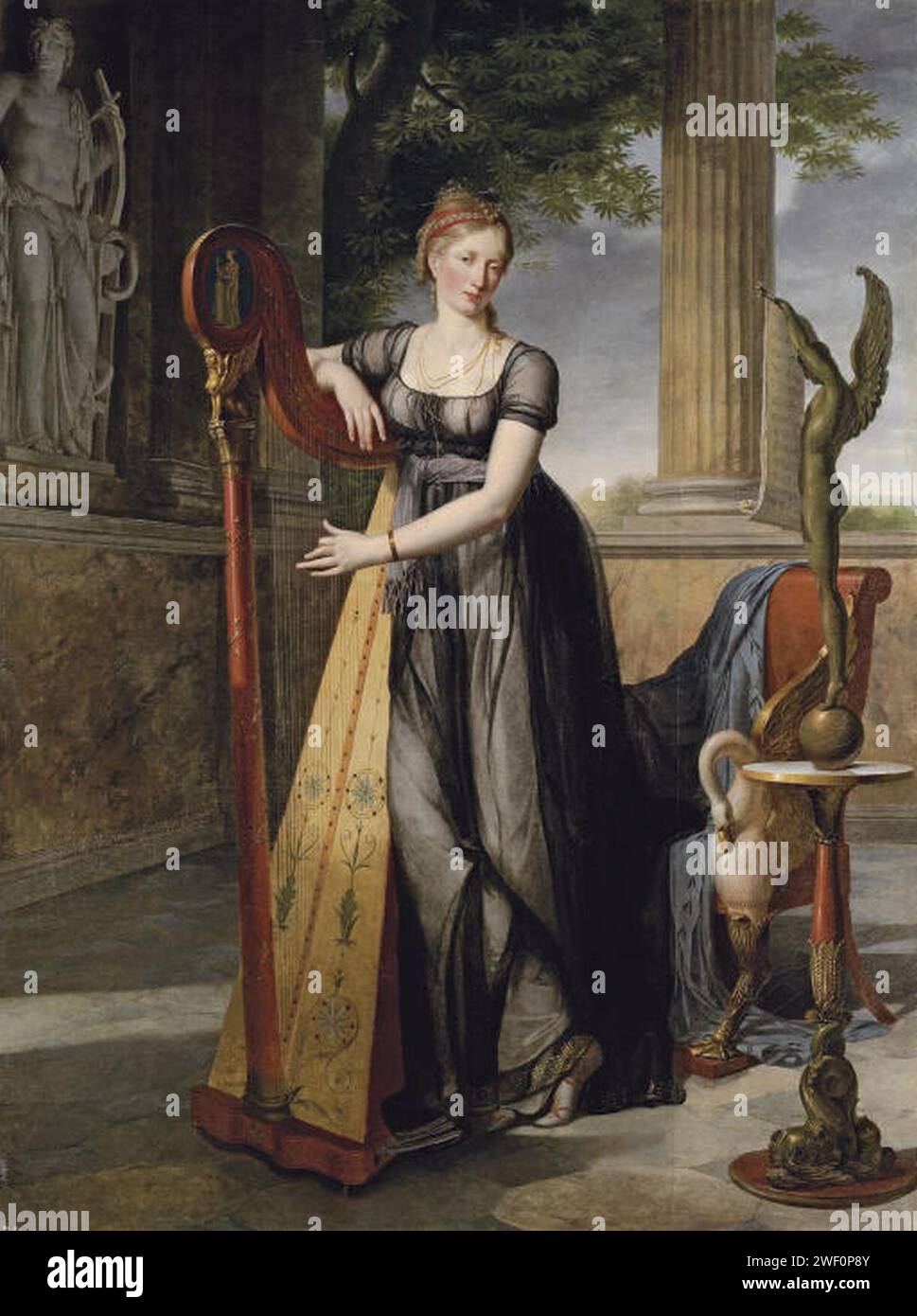 ANSIAUX Marie-Denise Smits, née Gandolphe (1777-1857). Stock Photo