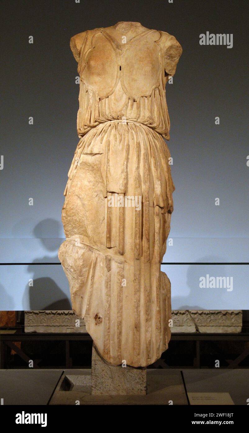 Apollo Sosianus pediment - Athena (MC 3276) 02 Stock Photo - Alamy