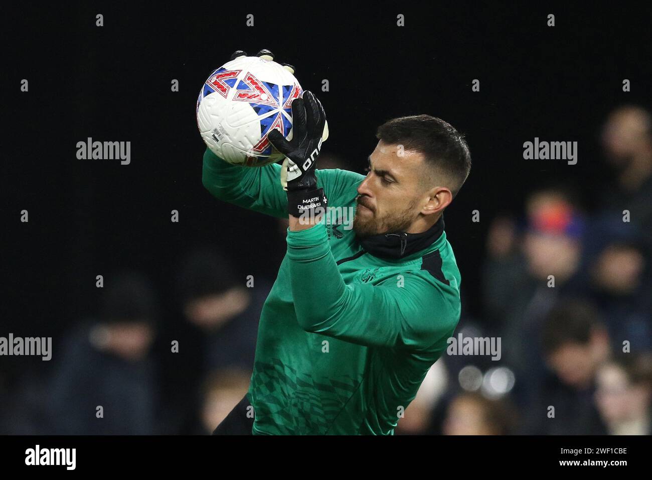 London, UK. 27th Jan 2024. Martin Dubravka of Newcastle United during