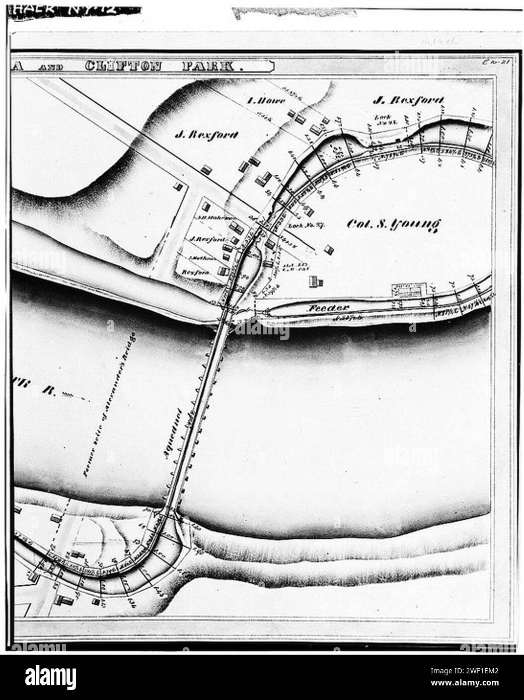 Aqueduct at Rexford, New York Stock Photo Alamy