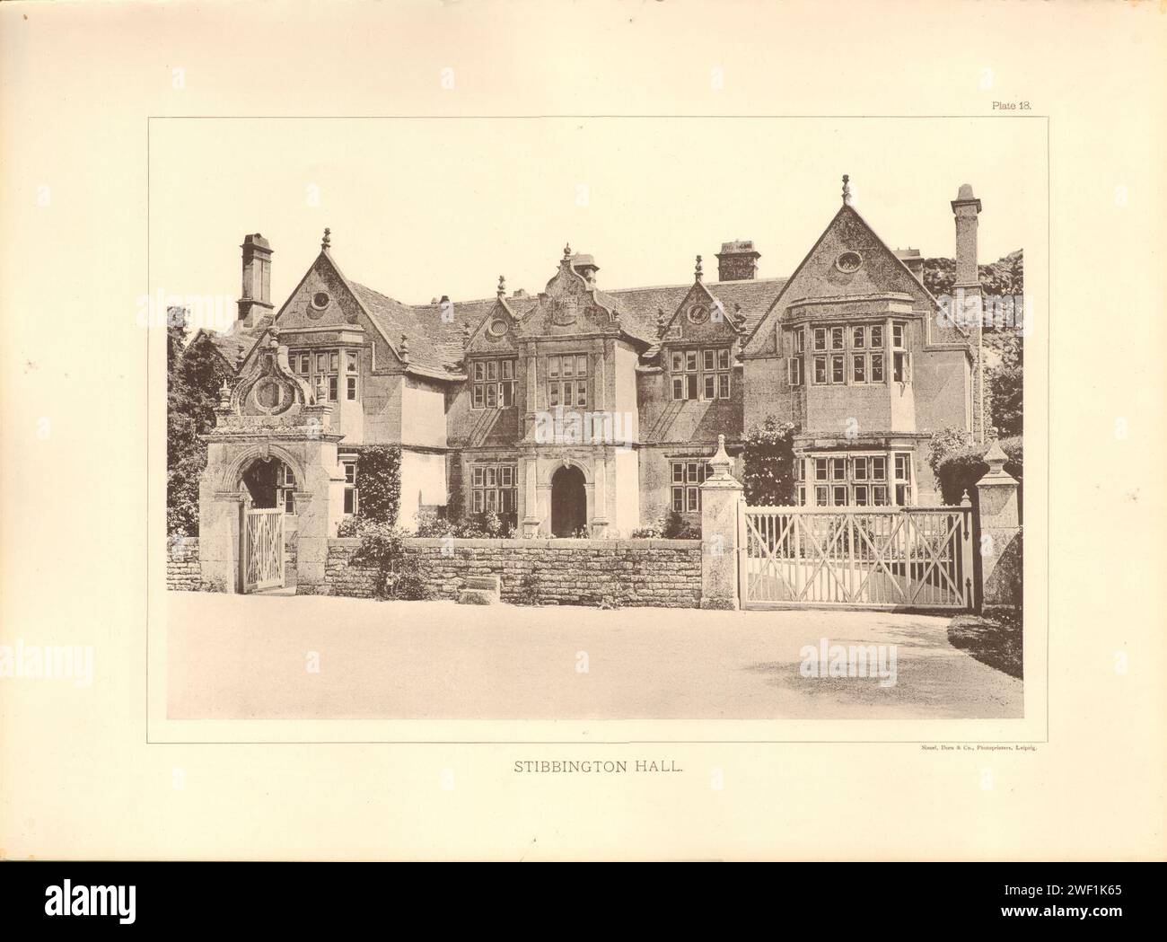 Architecture of the renaissance in England Plate 18 Stibbington Hall ...
