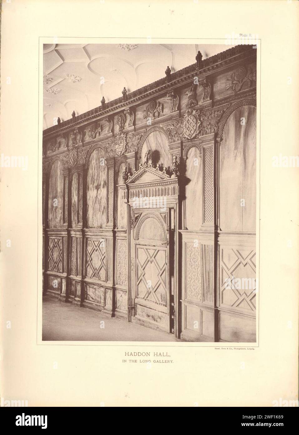 Architecture of the renaissance in England Plate 08 Haddon Hall in the ...