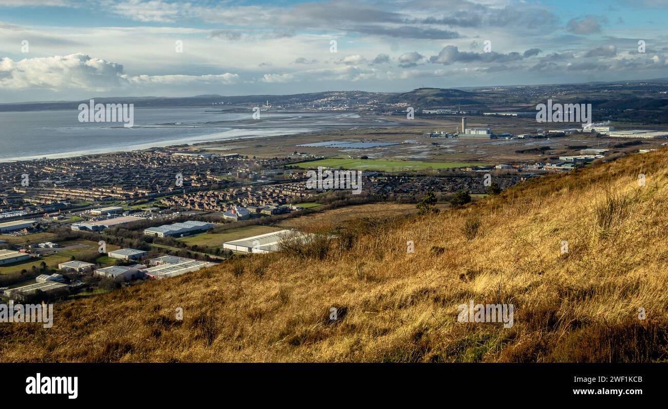 Port Talbot Landscape - 2014 Stock Photo