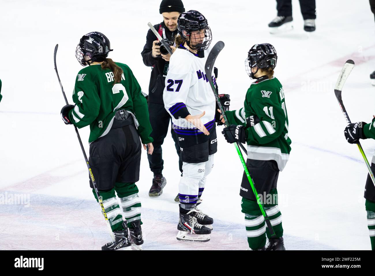 Tsongas Center. 27th Jan, 2024. Massachusetts, USA; Minnesota forward ...